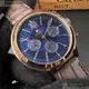 TommyHilfiger手錶,編號TH00046,44mm玫瑰金錶殼,咖啡色錶帶款