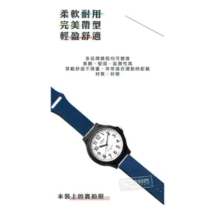 Watchband / 各品牌通用 快拆錶耳 輕盈舒適 運動型 穿式按夾扣 矽膠錶帶 深藍