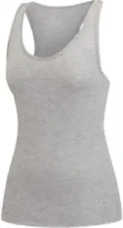 Adidas Women Climalite Essentials Layering Tank Top (M) Grey