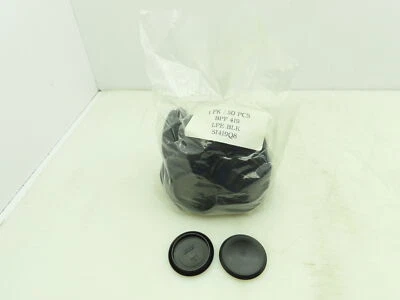 Caplug SI419 Black Polyethylene Cap Plug 2-1/2" ID Flat Hole Cover Lot of 49