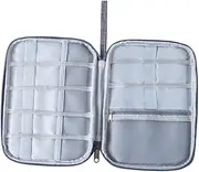 Durable Data Line Storage Bag Portable Charger Electronic Organizer Pouch for Charging Cords Headphones and Digital Accessories Lightweight Travel Case