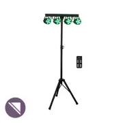Eventec VIVIDBAR2 24 x 4W RGBW LED Lighting Bar with Stand and IR Remote
