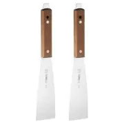 2pcs Painting Knives 45mm Width Shovel Palette Scraper with Wood Handle(1#)