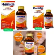 1 x 100s Pharmaton Capsules with Ginseng and Selenium Energy Booster Performance