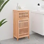 Bathroom Cabinet 42x29x82 cm Solid Walnut Wood with Spacious Storage, Elegant Design for Clutter-Free Bathroom Essentials