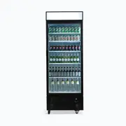 Bromic Refrigeration Bromic Upright Display Fridge with Lighbox Glass Door 659L - Black - Commercial Drink Fridges (BR-3736222) - 3736222-BR