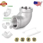Versatile 90 Degree Elbow Pipe Fitting - 4" NPT Female, Explosion-Proof Design