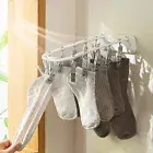 Hanger Drying Clip Wall-mounted Storage Wardrobe Non-slip Socks Hanger Strong