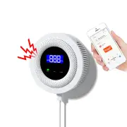 Wifi Natural Gas Leak Detector Alarm Security Protection Smart Home 433MHz Wireless Gas Leakage Sensor Fire Safety Detec