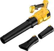 Cordless Leaf Blower for Dewalt 20V Max Battery, 480 CFM Electric Blower with Brushless Motor, Adjustable 3 Speeds up to 22000RPM, Handheld Leaf Blower for Lawn Care,Yard and Snow Blowing(No Battery)