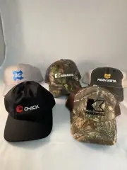 Industrial Ball Caps - 5 Pcs- Industrial Companies - New Caps - Never Worn