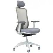 Buro Elan Ergonomic Chair with Headrest Grey
