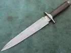Hand Made Damascus Steel dagger Knife , Custom Made Damascus Toothpick Dagger