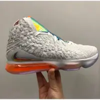 在飛比找蝦皮購物優惠-NIKE Lebron 17 Future Air 白橙 C