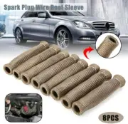 15.5cmPerformance Titanium Heat Sleeve Shield Protector Boot For Spark Plug Wire