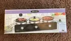 Bella Cucina Triple Slow Cooker Buffet & Serve 3x1.5 Qt NEW