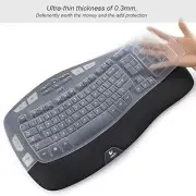 Cover Silicone for Logitech K350 MK550 MK570 Keyboard Cover for L 2Pcs Keyboard