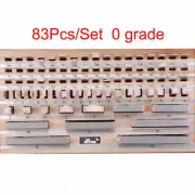 Block Gauge 83Pcs/Set 0 grade Caliper Block Gauge Inspection Tools