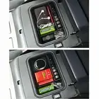Car Armrest Storage Box Coin Tray Phone Holder For Nissan Patrol Y62 Ti-L 10-20;