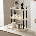 Bathroom Counter Organizer Plastic 3-tier Storage Rack for Kitchen Vanity