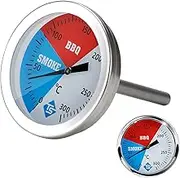 Daseeme Temperature Gauge 0-300°C Stainless Steel Cooking Thermometer for BBQ Grill, Oven, Barbecue