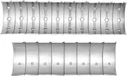 40mm 18pcs STD +0.25 +0.5 +0.75 +1.0 Connecting Rod Tile and Crankshaft Bearing Kit For CBR 1100 XX 1996- CB1300 CB 1300(Oversize 0.5)