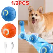 1/2X Puppy Cat Automatic Jumping Ball Fetch Toy Dog Interactive Training Moving