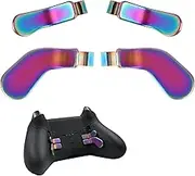 4 Pack Elite Controller Paddles for Xbox One Elite Series 2 ,Elite Series 2 Core Metal Paddles,Back Hair Trigger Locks Replacement Parts for Xbox Elite 2 Core/Elite Controller Series 2(Rainbow)