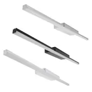 Shadowline-900 LED Wall Vanity Light in Aluminium/Black/White