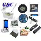 Digital LCD Kitchen Freezer Refrigerator Electronic Thermometer humidity Meter