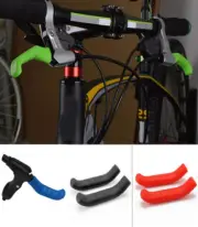 1 Pair Bicycle Brake Lever Covers Bike Silicone Handle Brake Sleeve Non-slip 。