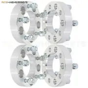 For Chevrolet Corvette S10 4X silver wheel spacers 5x4.75 12x1.5 studs 1.25"