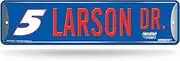 Rico Industries NASCAR Racing Kyle Larson Metal Street Sign 4" x 15" Home Décor - Bedroom - Office - Man Cave