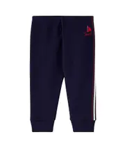 [Gucci Kids] Gucci Kids Baby embroidered cotton jersey sweatpants M 24 blue