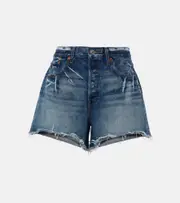 [Re/Done] Re/Done High-rise denim shorts 30 blue