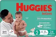 Huggies Infant Nappies Size 2 (4-8kg) 24 Count