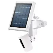 HOLACA 2 in 1 Gutter Mount for Ring Spotlight Cam and Ring Solar Panel (White)