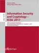 Information Security and Cryptology - Icisc 2017 ― 20th International Conference, Seoul, South Korea, November 29 - December 1, 2017, Selected Papers