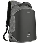 16 Inch Anti Theft Laptop Notebook Backpack Bag Travel Bag With USB Charging Port 29 BLUE