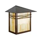 Sunset Lighting 10.5" Outdoor Wall Sconce with Honey Glass, Rubbed Bronze Finish