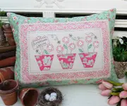 Quilting Sewing Cushion Pattern Bumblebees Welcome Rivendale Collection