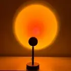 USB Rainbow Sunset Red Projector Led Night Light Sun Projection Desk Lamp for Be