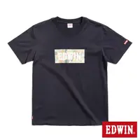 在飛比找momo購物網優惠-【EDWIN】男裝 迷彩BOX短袖T恤(黑色)