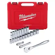 Milwaukee Tool 48-22-9410 22 pc. 1/2 in. Socket Wrench Set (SAE)