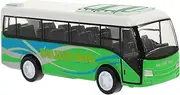 Kisangel Educational Simulated Bus Inertia Car Learning Simulated Bus Pull Back Car Alloy Green