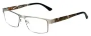 Calabria 5961 Metal Spring Camouflage 53mm Designer Reading Glasses Silver +1.25