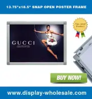 Front Load Easy Open Snap Frame Poster/Picture Frame 13.75" x 18.5"