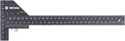 Aluminum Alloy T-Shaped Scribing Ruler, Woodworking Measuring Meter with 0.02 mm Accuracy, Multifunctional Marking Tool for Carpentry Cabinet Making