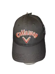 Callaway Gray Peach Heritage Twill TOP GOLF Las Vegas Women’s Adj Golf Hat NWT