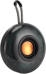 Portable Speaker, Stable Connection 8 LED Beads Dual Drivers High Volume Small Speaker Colorful RGB Waterproof with Mic for Sports Camping